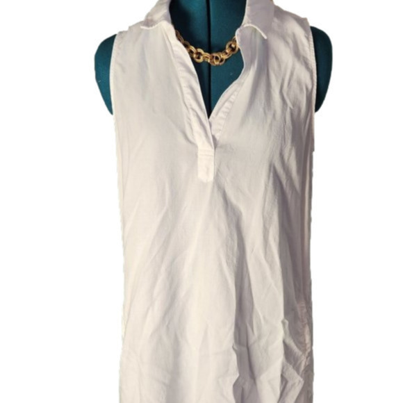 cloth & stone Dresses & Skirts - 188. Cloth & Stone By Anthropologie White Shift Dress with pockets s sz M